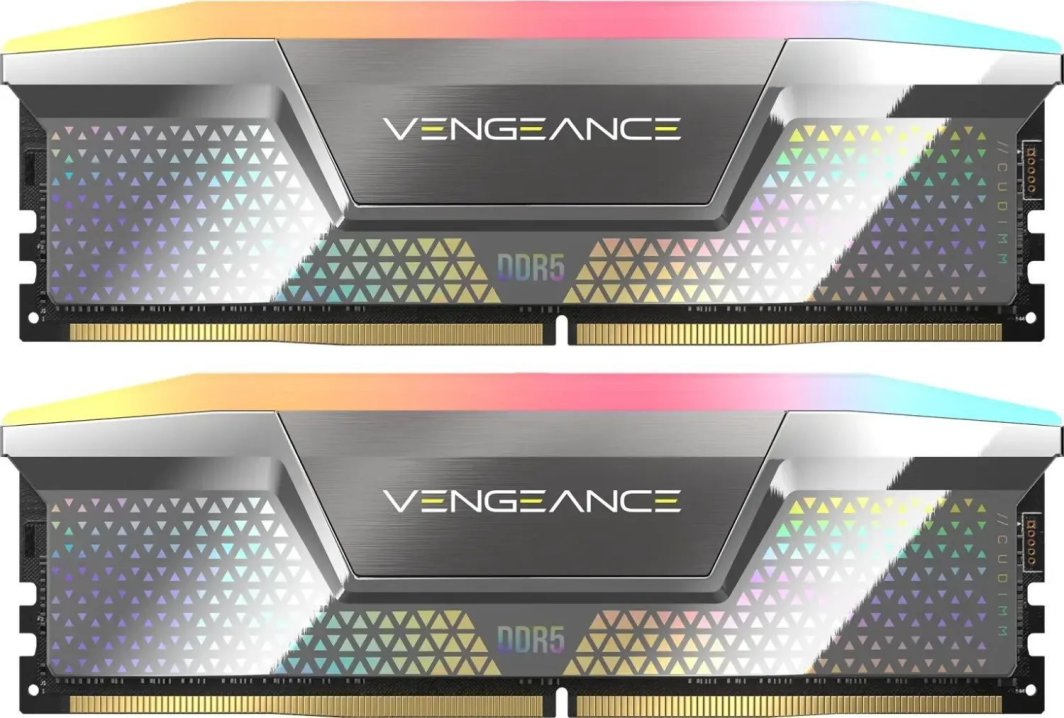 Pamięć Corsair Vengeance RGB, DDR5, 48 GB, 8400MHz, CL40 (CMHC48GX5M2X8400C40) 1