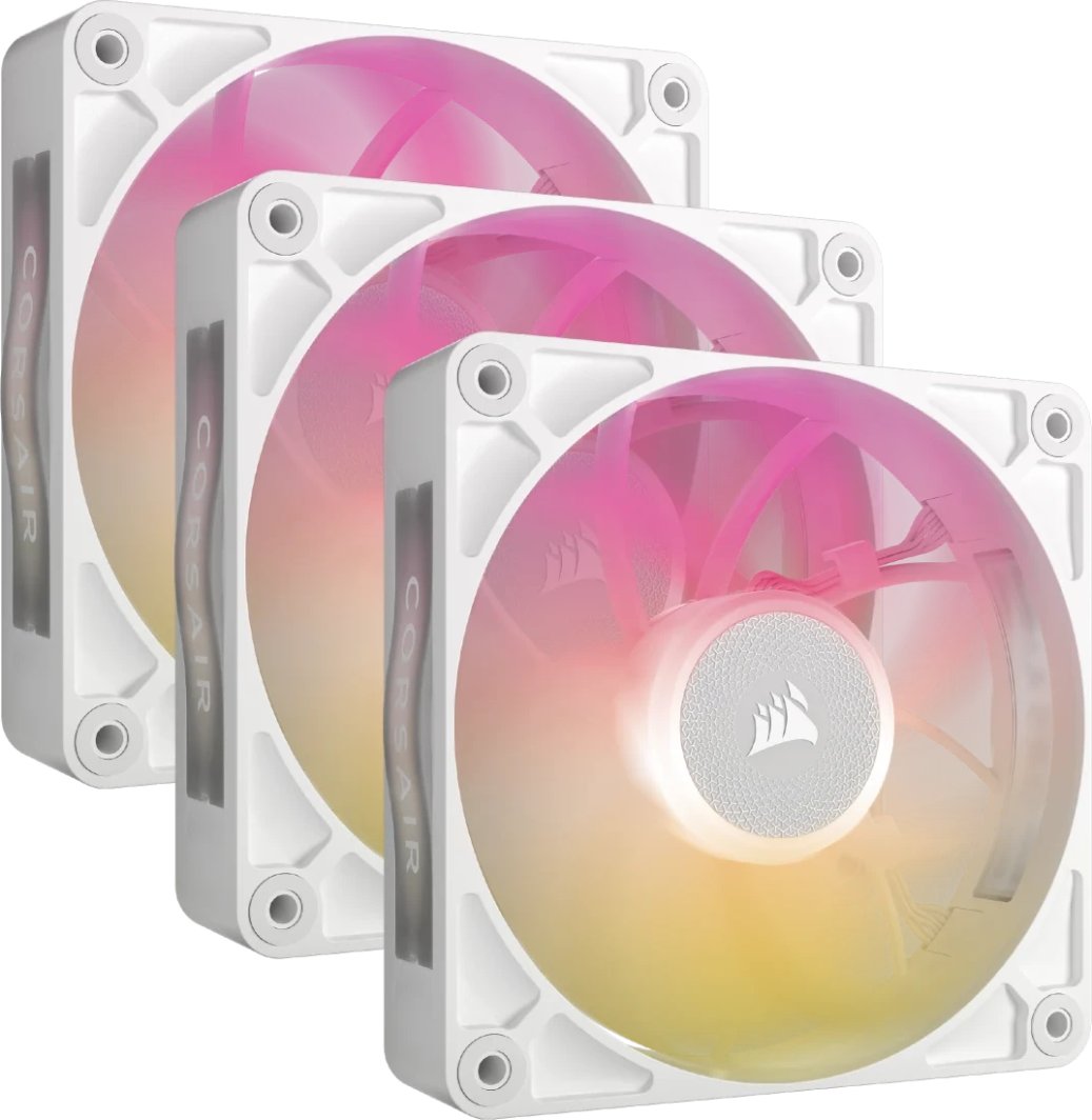 Wentylator Corsair iCUE LINK RX120 MAX RGB 3-pack + Hub (CO-9051038-WW) 1