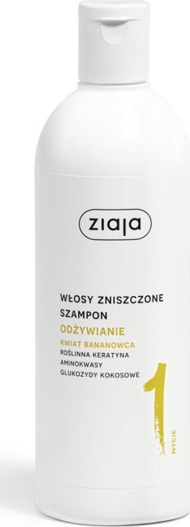 Ziaja Odżywianie Kwiat Bananowca szampon do włosów 400ml 1