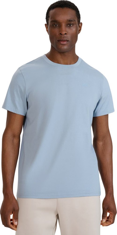 Koszulka męska 4F M2074 jasnoniebieska 4FWSS25TTSHM2074 34S S 1