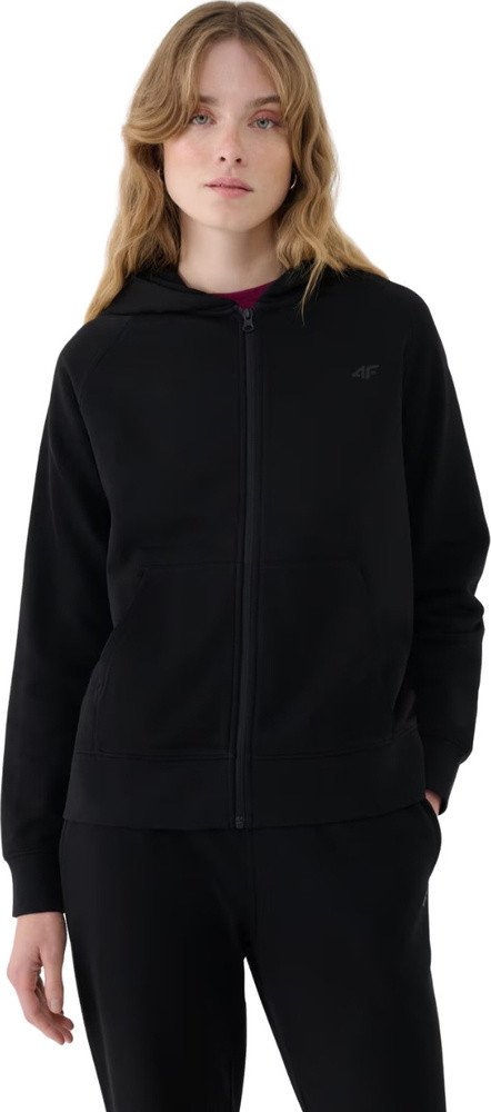 Bluza damska 4F F1763 czarna 4FWMM00TSWSF1763 20S S 1