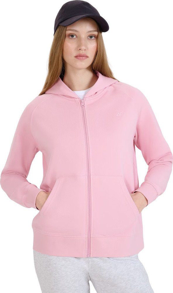 Bluza damska 4F F1763 jasny róż 4FWMM00TSWSF1763 56S S 1