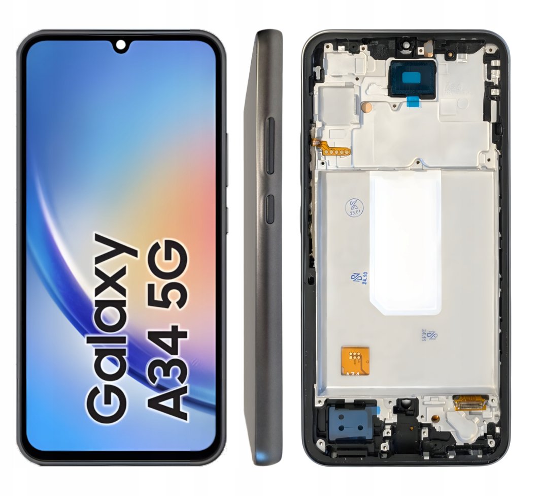 WYŚWIETLACZ EKRAN LCD DOTYK DO SAMSUNG GALAXY A34 5G INCELL RAMKA CZARNA 1