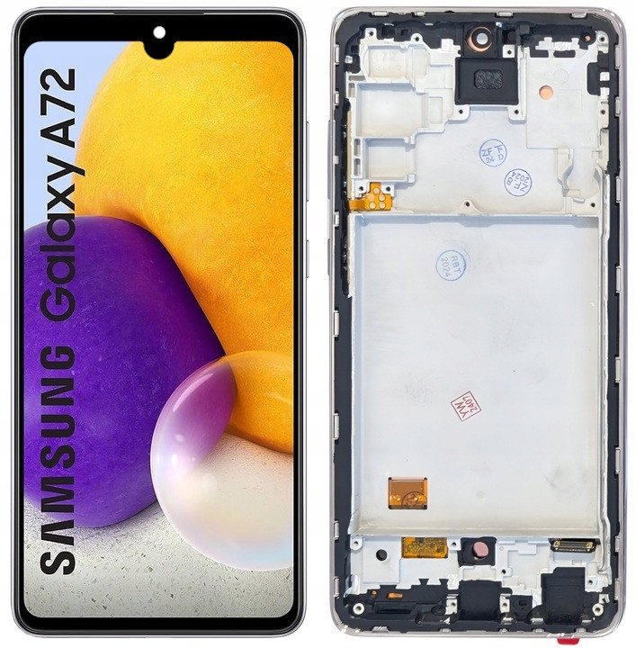 WYŚWIETLACZ LCD DO SAMSUNG GALAXY A72 OLED RAMKA CZARNY SM-A725F SM-A725M 1