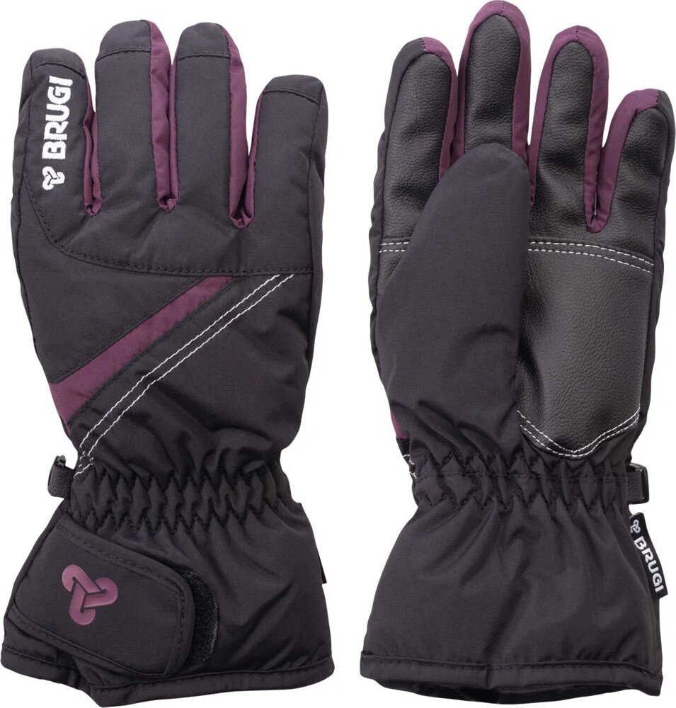 Dziecięce rękawice narciarskie zimowe wodoodporne Brugi 1AK1 wiek 11-12 lat 1