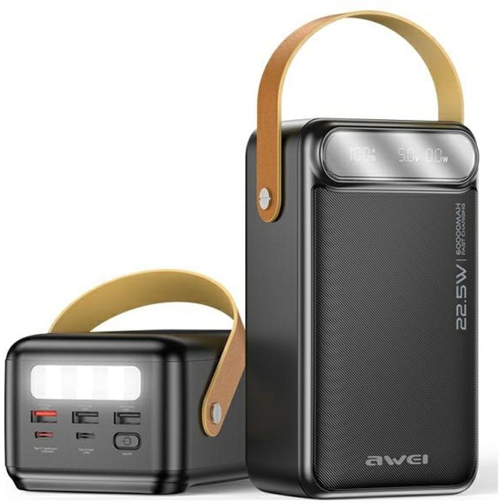 Powerbank Awei P101K 60000mAh Czarny 1