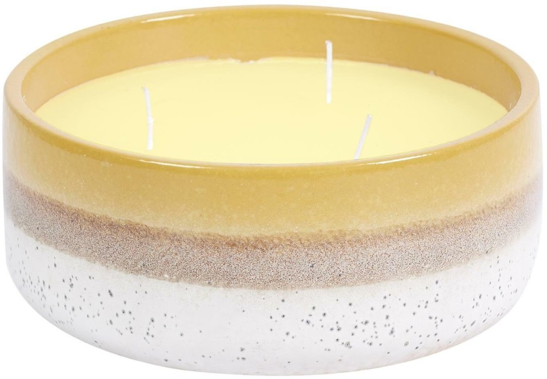 INTESI ŚWIECA W CERAMICE TRAWA CYTRYNOWA 1