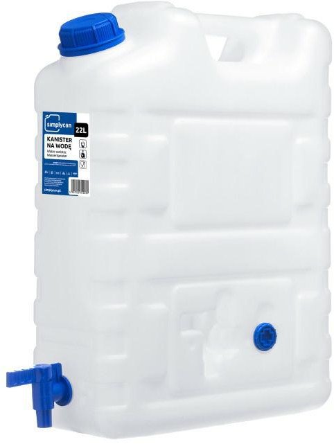 KANISTER NA WODĘ PITNĄ 20L Z KRANEM ATEST 1