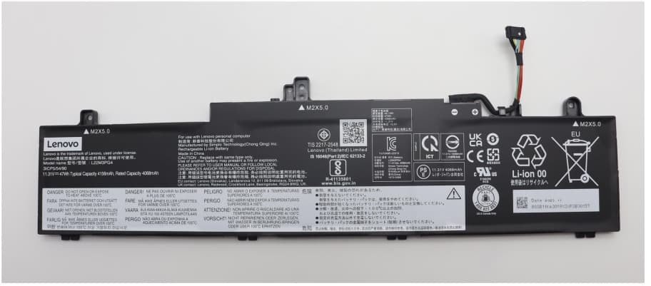 47Wh 3-cell laptop battery, 1