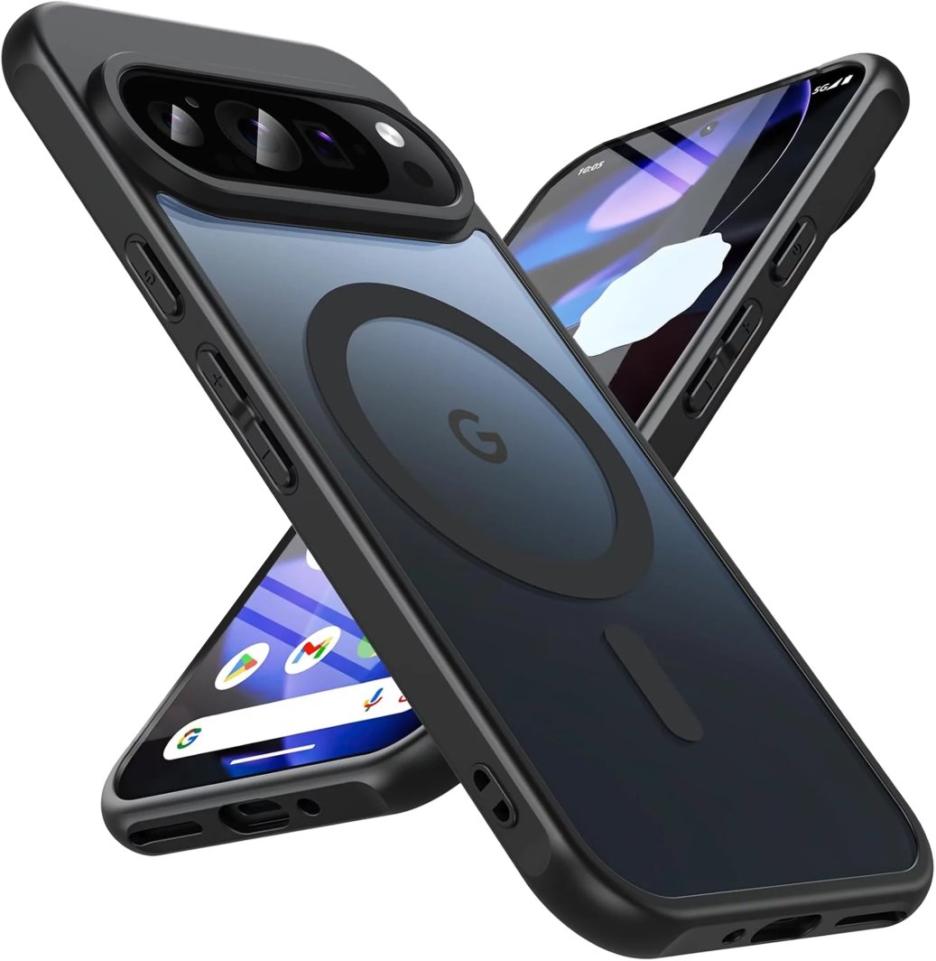 Etui do Google Pixel 9/ 9 Pro obudowa Alogy MagSafe Hybrid Matte Case pokrowiec plecki na telefon MagMatmatoweCzarne 1