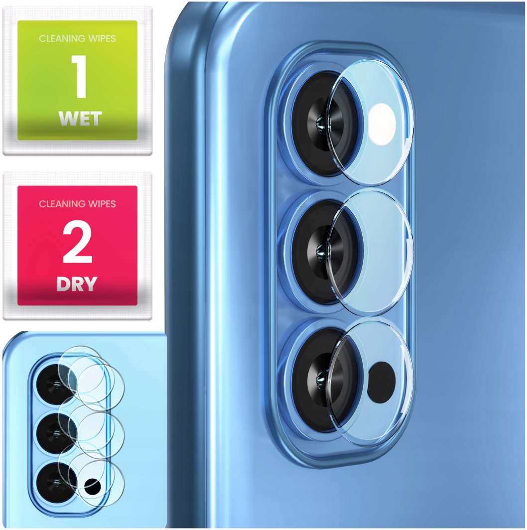 3-PAK Szkło Na Aparat Do Oppo Reno 4 Pro 5G (Hartowane, Na Obiektyw, 9H) 1