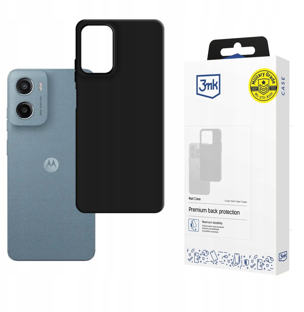 Motorola Moto G05/E15 G4 - 3mk Matt Case 1