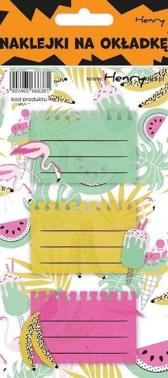 HENRY Naklejki na zeszyty - Lato (12szt) 1