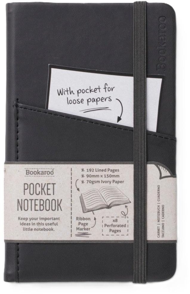 Bookaroo Notatnik Journal Pocket A6 - Czarny 1