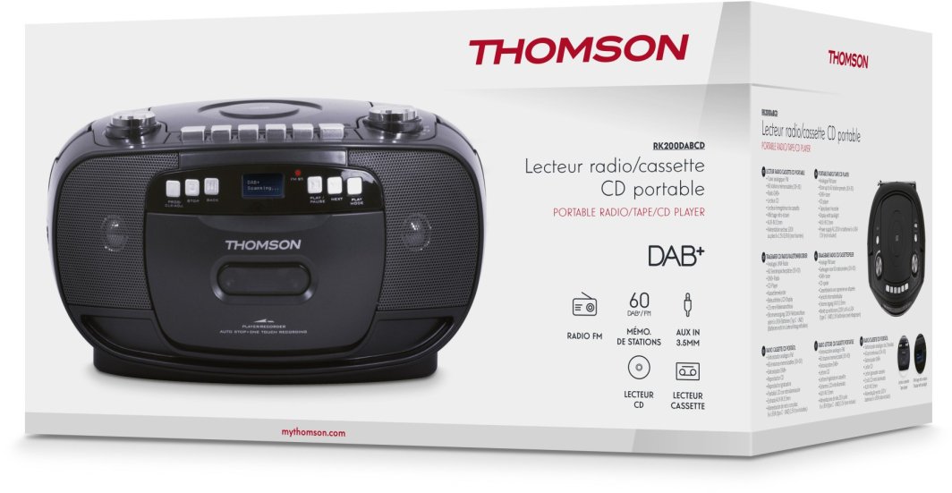 Thomson Radioodtwarzacz CD DAB+ RK200DABCD 1