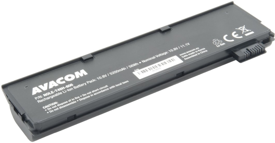 AVACOM LENOVO THINKPAD T470, T480, T570, T580 LI-ION 10,8V 5200MAH 1