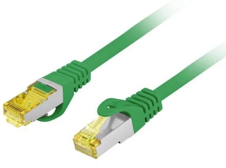 PATCHCORD KAT.6A S/FTP LSZH CU 15M ZIELONY FLUKE PASSED LANBERG 1