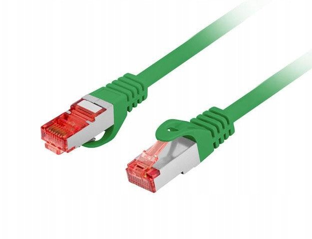 PATCHCORD KAT.6 S/FTP LSZH CU 5M ZIELONY FLUKE PASSED LANBERG 1