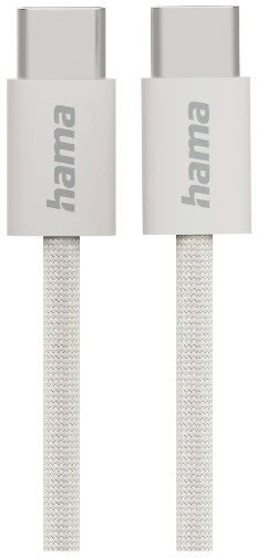 Kabel USB Hama USB-C - USB-C 1 m Szary (002017280000)