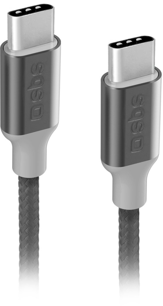 Kabel USB SBS Mobile USB-C - USB-C 1.5 m Czarny (8018417335143)