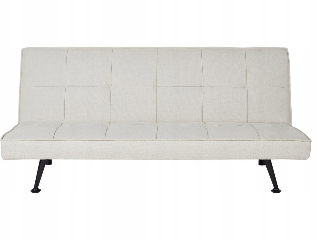 Beliani Sofa rozkładana jasnobeżowa HASLE 1