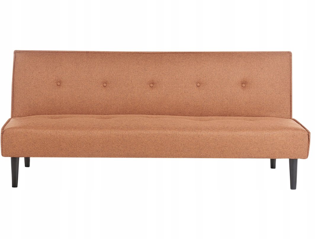 Beliani Sofa rozkładana złoty brąz VISBY 1