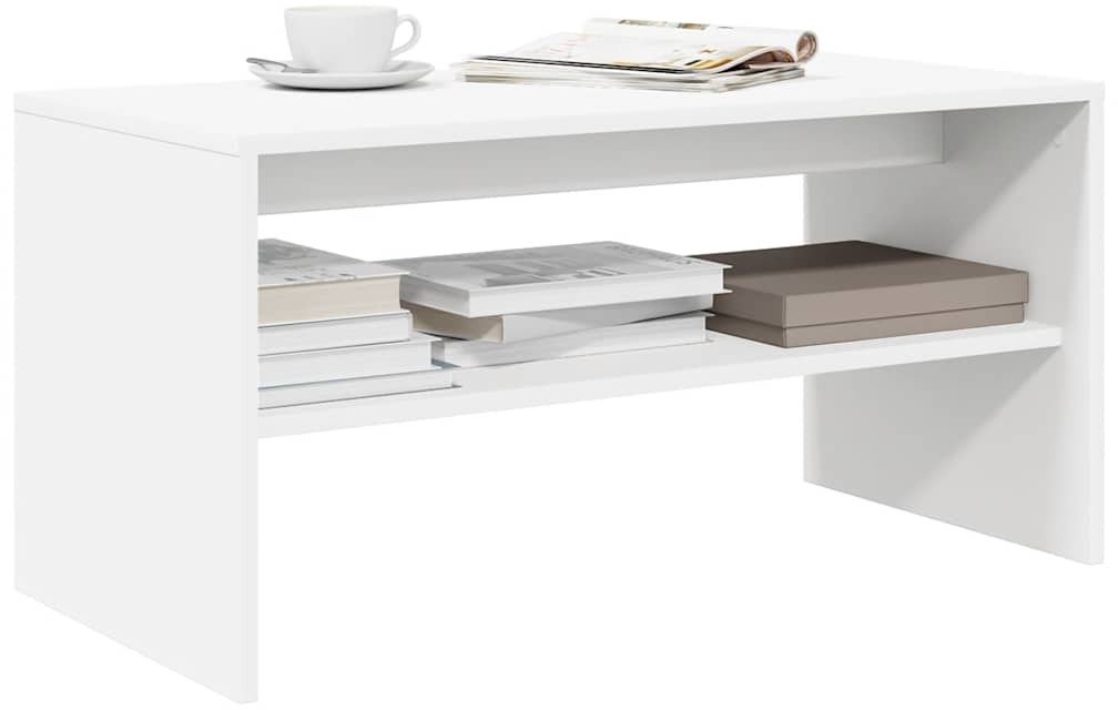 vidaXL Szafka RTV Biała 60x40x40 cm Drewno klejone 1