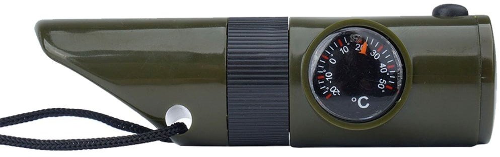 Gwizdek survivalowy Mil-Tec 6w1 - Zielony 16328401 1