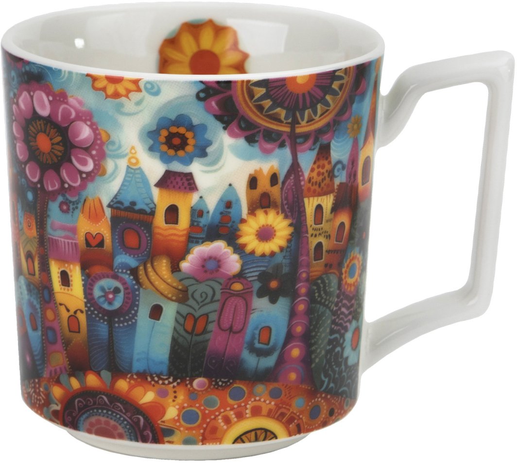 Kubek porcelanowy 450 ml Modern City 1
