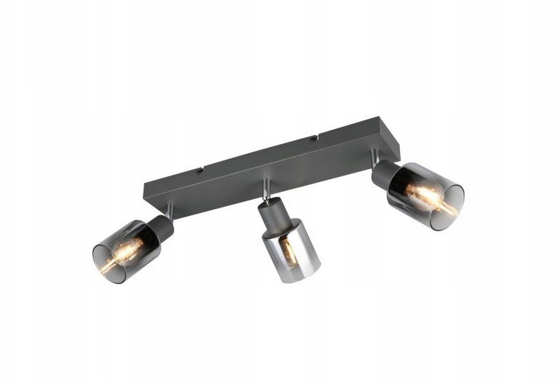 Trio Cadiz R81783042 listwa plafon lampa sufitowa 3x10W E14 antracyt 1