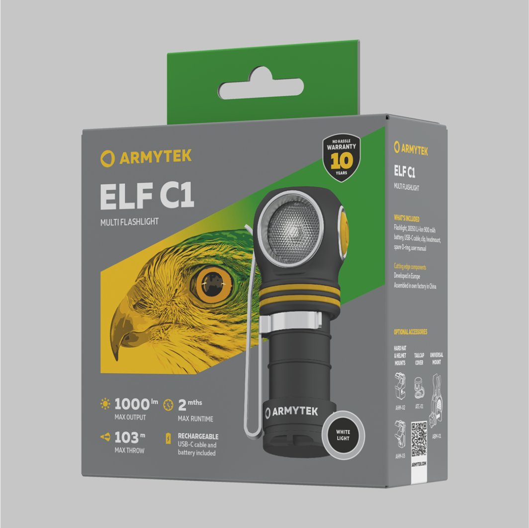 Latarka Armytek Elf C1 USBC White 4w1 1
