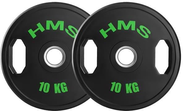 TOG10 2 x 10 KG TALERZ OLIMPIJSKI OGUMOWANY 2 x 10 KG HMS 1