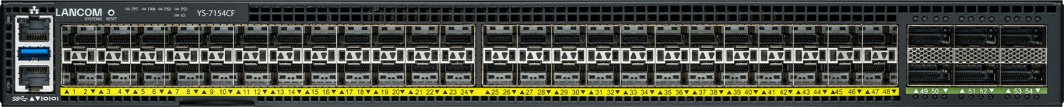 LANCOM YS-7154CF-F2B Zarządzany L2/L3 1U Czarny 1