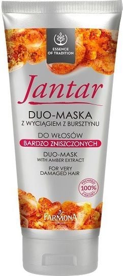  Farmona Jantar Moc Bursztynu duo-maska do włosów bardzo zniszczonych 200ml 1