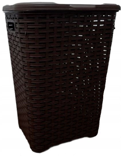 Kosz na bieliznę RATTAN 45l-brąz 400x316x550 1