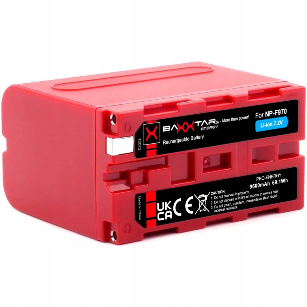 Baxxtar Battery NP-F970 9600mAh 1