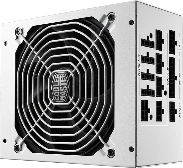 Cooler Master MWE GOLD V2 1050W ホワイト Test Cooler Master MWE Gold V2 1050 W White. Tani zasilacz