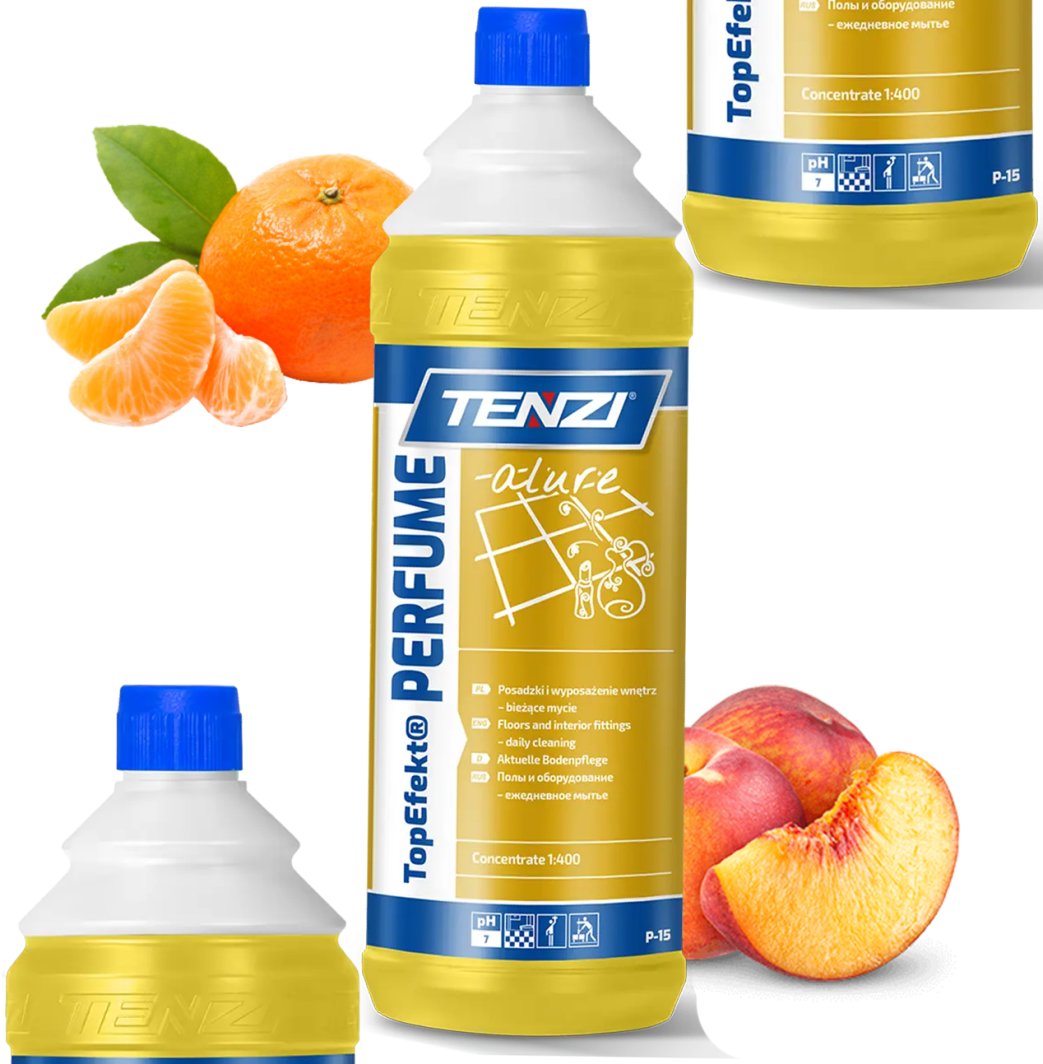 TENZI Top Efekt Perfume ALURE - Płyn do mycia posadzek i pielęgnacji - Zapachowy - 1L 1