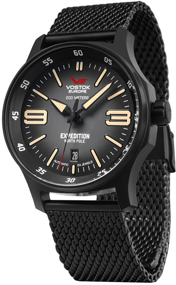 Zegarek męski Vostok Europe YN55-592C554B czarny