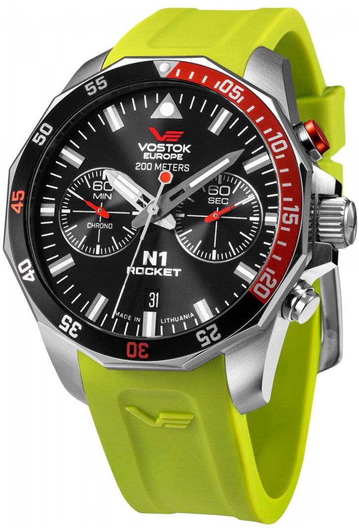 Zegarek męski Vostok Europe 6S21-225A707SL zielony