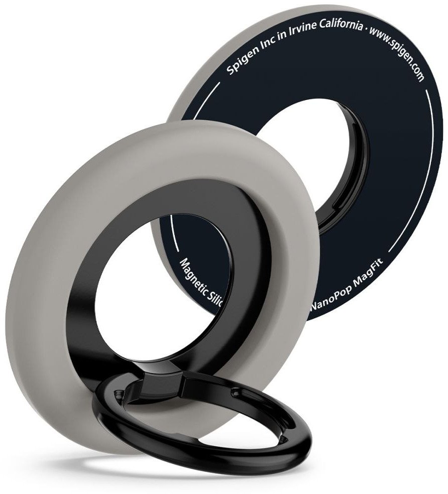 SPIGEN NANO POP MAGSAFE PHONE RING TRUFFLE GREY 1