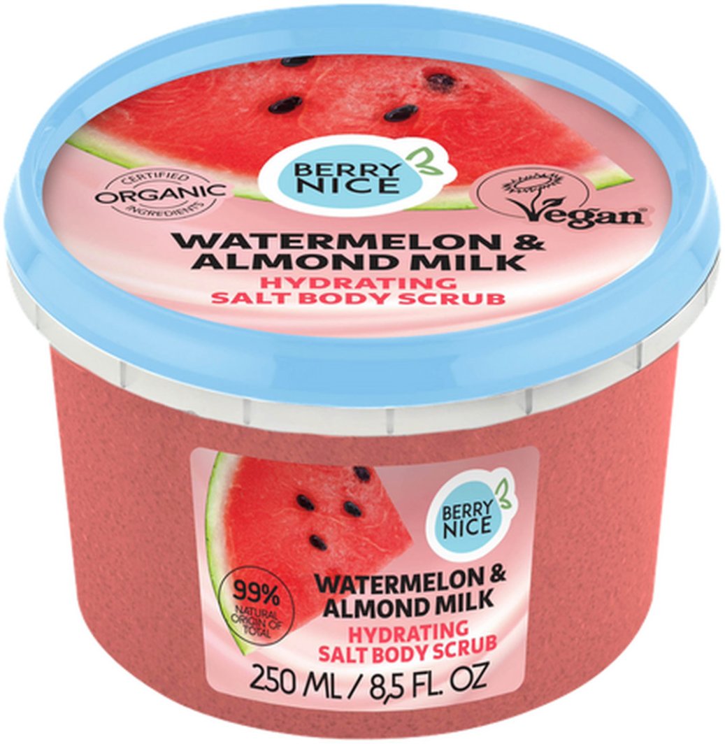 Berry Nice Peeling do ciała watermelon & almond milk 250ml 1