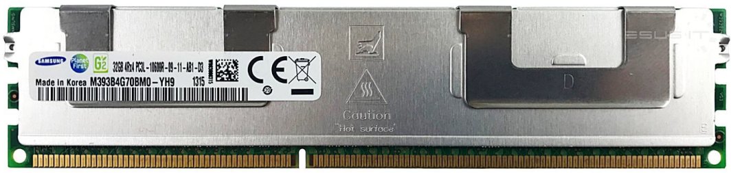 Pamięć RAM 1x 32GB Samsung ECC REGISTERED DDR3  1333MHz PC3-10600 RDIMM | M393B4G70BM0-YH9 1