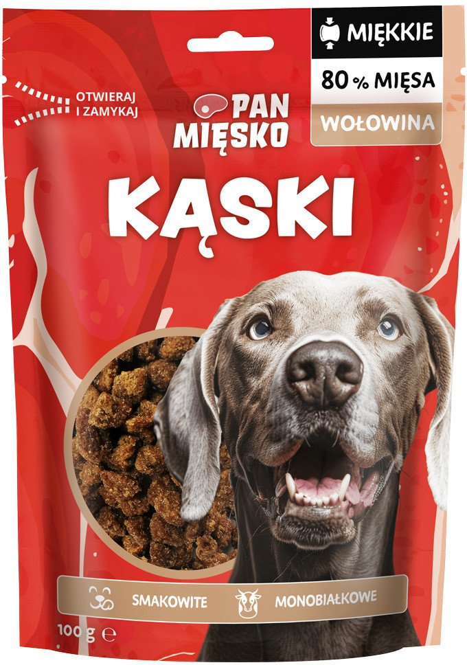 Przysmak dla psa Kąski Wołowina (dorosły) 100g 1