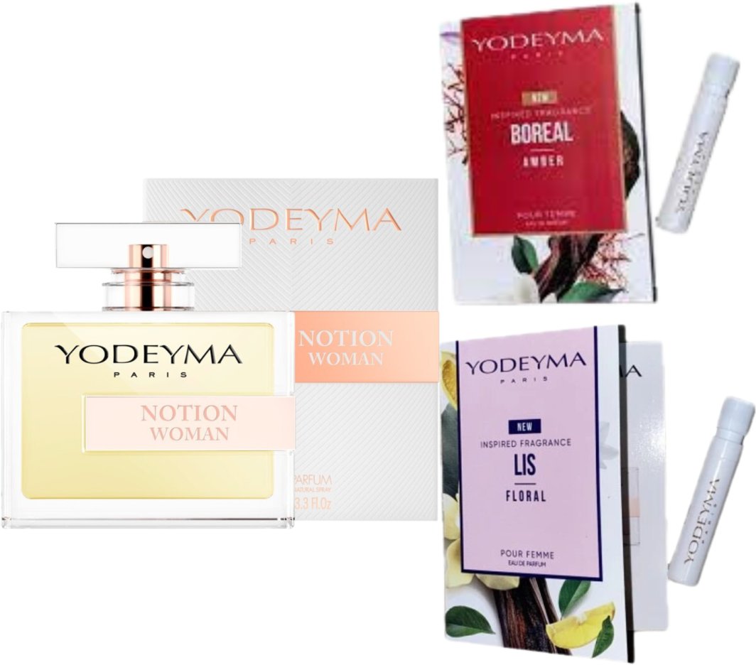 Yodeyma Notion Woman Woda Perfumowana Dla Kobiet 100ml + 2 Próbki 1