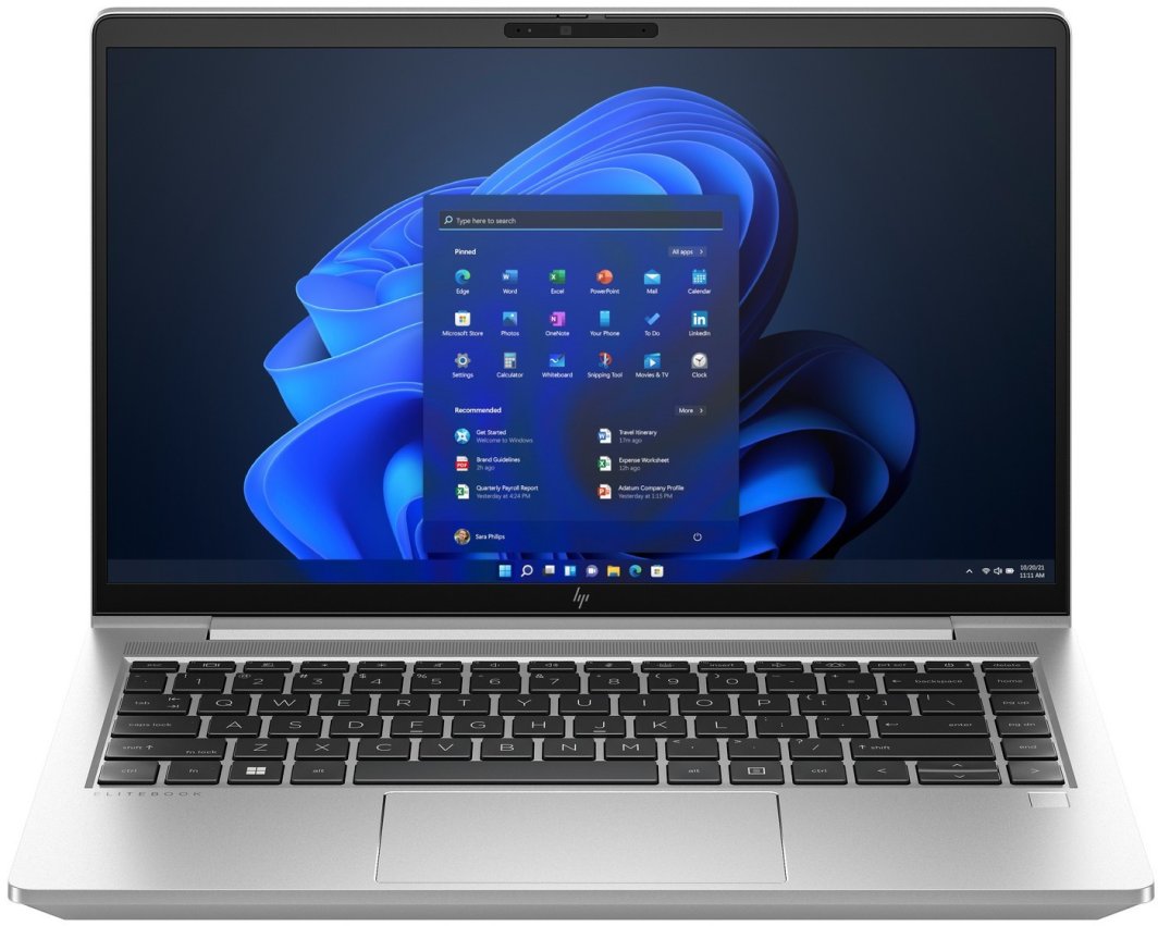 Biznesowy Laptop HP EliteBook 645 G11 / AQ8X0EC / Ryzen5 PRO 7535U / 32GB / SSD 1TB / Radeon /  WUXGA / Win 11 Pro / Srebrny 1