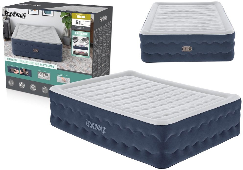 Dmuchany Materac 203 x 152 x 51 cm Bestway 6716P Bestway 1