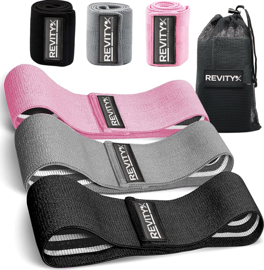 Revity Gumy do ćwiczeń oporowe Hip Flex Band 3 szt. 8-32 kg 1