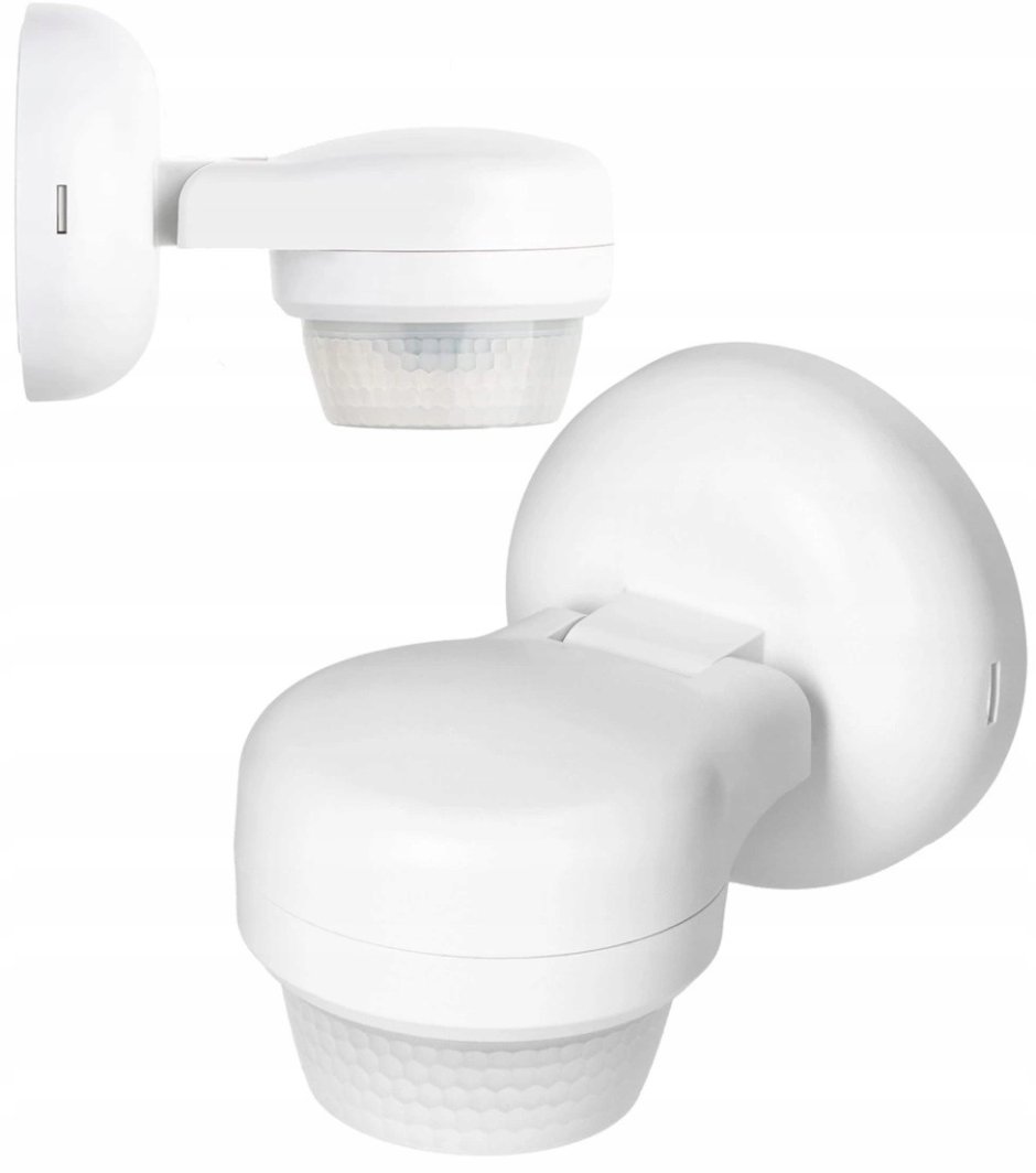 Czujnik ruchu 360st. IP65, 1200W, zasięg max. 24m, biały 1