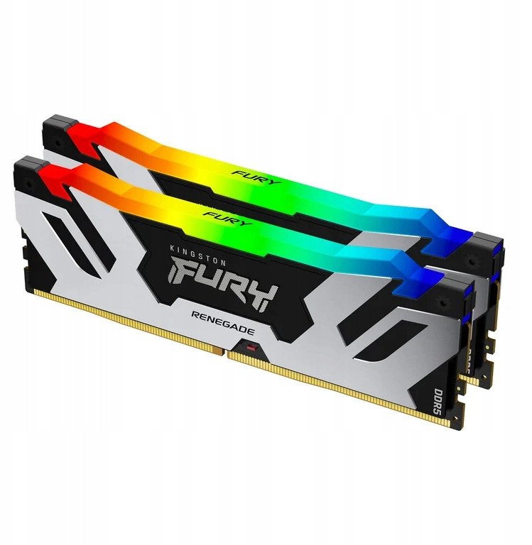Pamięć RAM Kingston Fury Renegade RGB DDR5 32GB 7200MHz CL38 (KF572C38RSAK2-32) 1